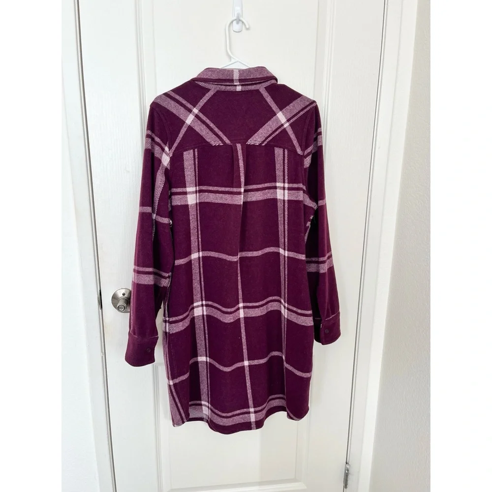 Universal Standard Plaid Flannel Dresss - Picture 6 of 7
